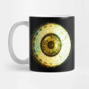 Golden Brown  Eyeball Jewel Mug